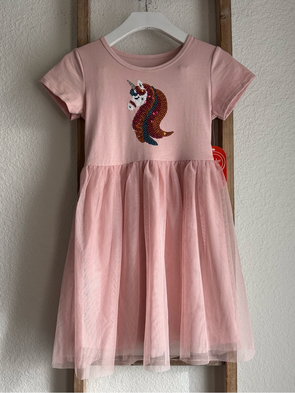 Wonder Nation Girls Unicorn Sequin Tutu Dress NWT Sz: S or 6/6X